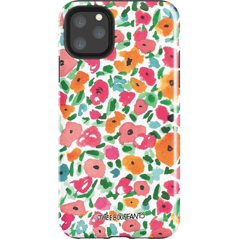 Bouffants and Broken Hearts Watercolor Floral iPhone Cases